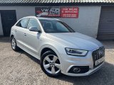 Silver Audi Q3 2.0 TDI S line SUV 5dr Diesel Manual quattro Euro 5 s/s 140 ps