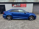 Blue 2015 Audi S3 2.0 TFSI Saloon 4dr Petrol S Tronic quattro Euro 6 s/s 300 ps in Ballyclare