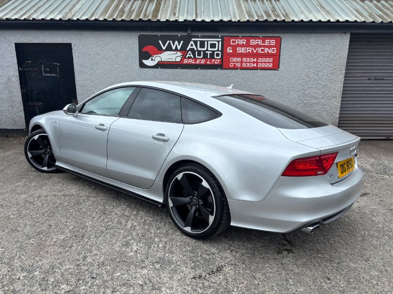 Silver 2013 Audi A7 3.0 TDI V6 S line Sportback 5dr Diesel Tiptronic quattro Euro 5 s/s 245 ps in VW Audi Auto Sales Ltd