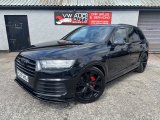 Black Audi Q7 3.0 TDI V6 S line SUV 5dr Diesel Tiptronic quattro Euro 6 s/s 272 ps