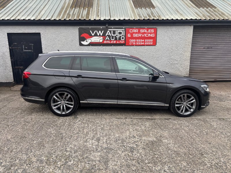 Grey 2018 Volkswagen Passat 2.0 TDI GT Estate 5dr Diesel DSG Euro 6 s/s 150 ps in Ballyclare