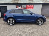 Blue 2016 Audi Q5 2.0 TDI S line SUV 5dr Diesel Manual quattro Euro 6 s/s 150 ps in Ballyclare