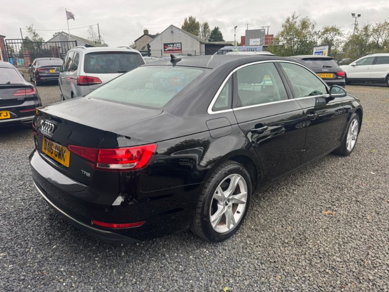 Black 2016 Audi A4 1.4 TFSI Sport Saloon 4dr Petrol Manual Euro 6 s/s 150 ps in Ballyclare