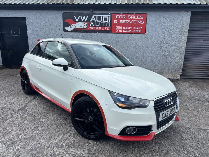 White Audi A1 1.4 TFSI Competition Line Hatchback 3dr Petrol Manual Euro 5 s/s 122 ps
