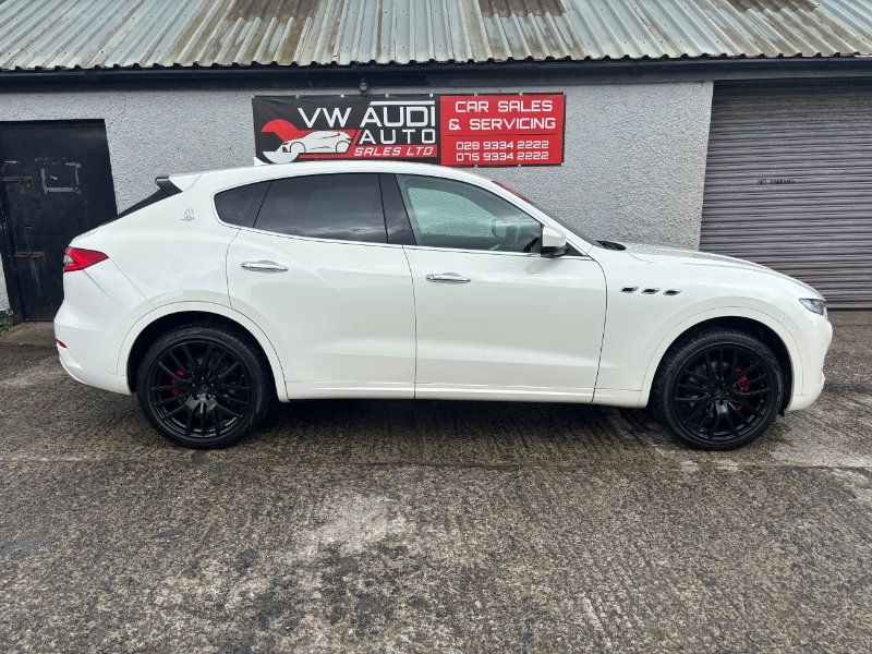 White 2017 Maserati Levante 3.0D V6 SUV 5dr Diesel ZF 4WD Euro 6 s/s 275 ps in VW Audi Auto Sales Ltd