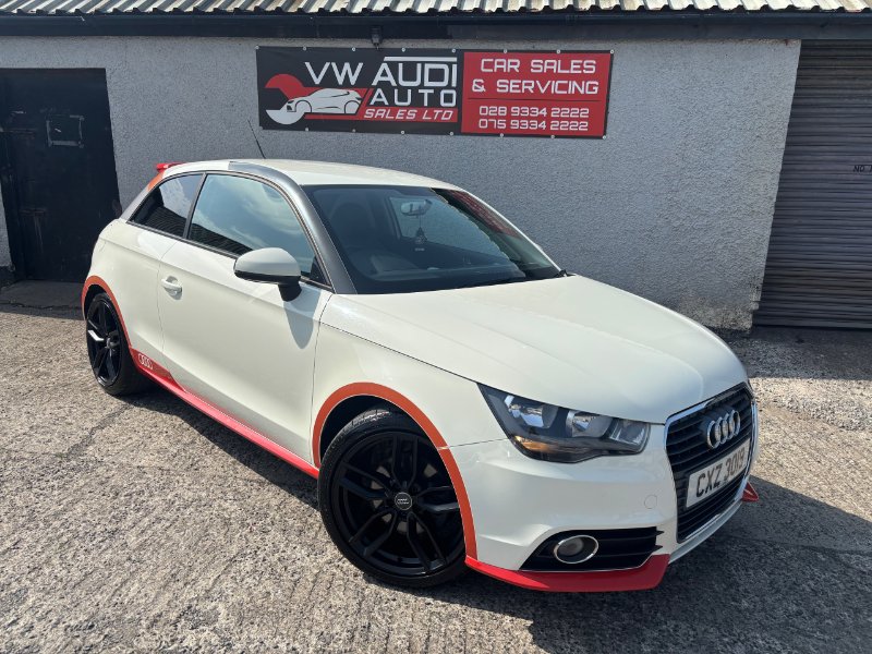 White Audi A1 1.4 TFSI Competition Line Hatchback 3dr Petrol Manual Euro 5 s/s 122 ps