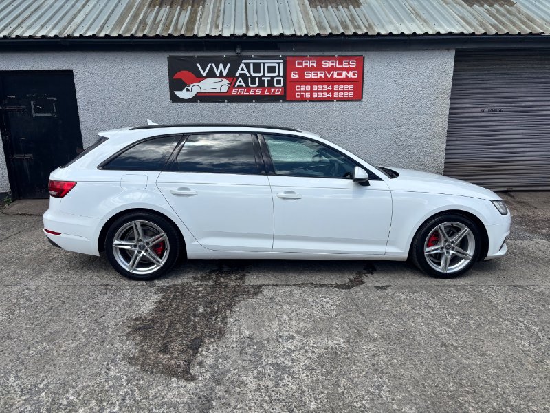 White 2016 Audi A4 Avant 2.0 TDI ultra Sport Estate 5dr Diesel Manual Euro 6 s/s 150 ps in VW Audi Auto Sales Ltd