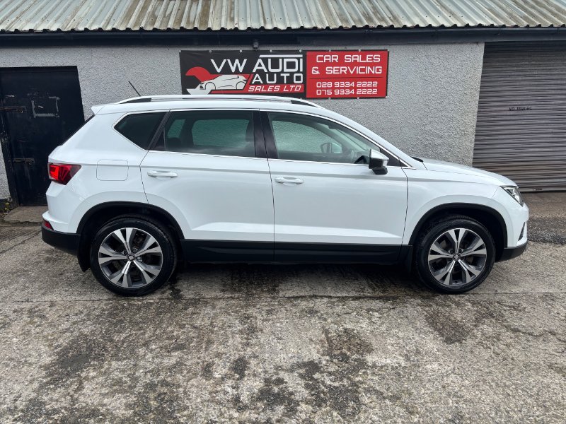 White 2017 SEAT Ateca 1.6 TDI Ecomotive SE Technology SUV 5dr Diesel Manual Euro 6 s/s 115 ps in Ballyclare