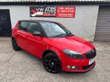 Red Skoda Fabia 1.6 TDI Monte Carlo Hatchback 5dr Diesel Manual Euro 5 105 ps