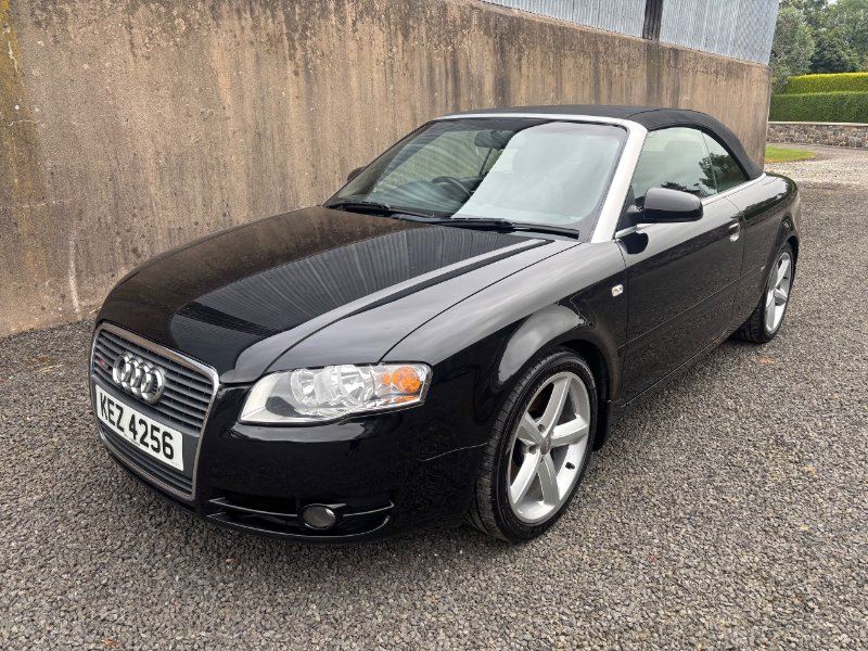 Black 2006 Audi A4 Cabriolet 3.0 TDI S line Convertible 2dr Diesel Manual quattro 212 g/km 230 bhp in Ballyclare
