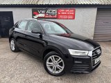 Black Audi Q3 1.4 TFSI CoD S line SUV 5dr Petrol Manual Euro 6 s/s 150 ps