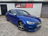 Blue Audi S3 2.0 TFSI Saloon 4dr Petrol S Tronic quattro Euro 6 s/s 300 ps