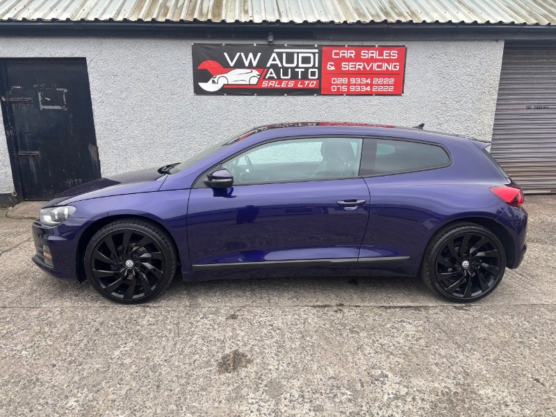 Purple Volkswagen Scirocco 2.0 TDI BlueMotion Tech GT Hatchback 3dr Diesel Manual Euro 6 s/s 150 ps