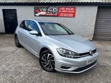 Silver Volkswagen Golf 1.6 TDI Match Hatchback 5dr Diesel Manual Euro 6 s/s 115 ps