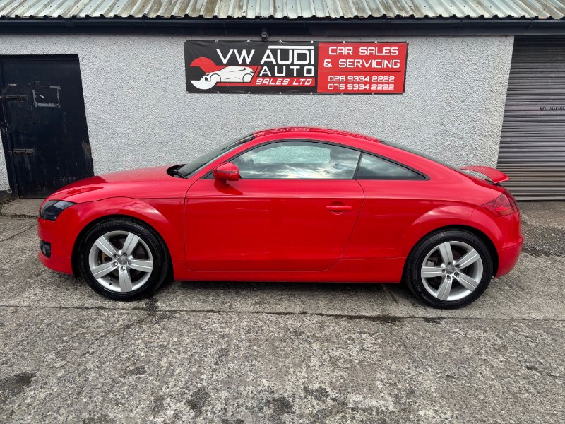 Red 2008 Audi TT 2.0 TDI Coupe 3dr Diesel Manual quattro Euro 4 170 ps in Ballyclare
