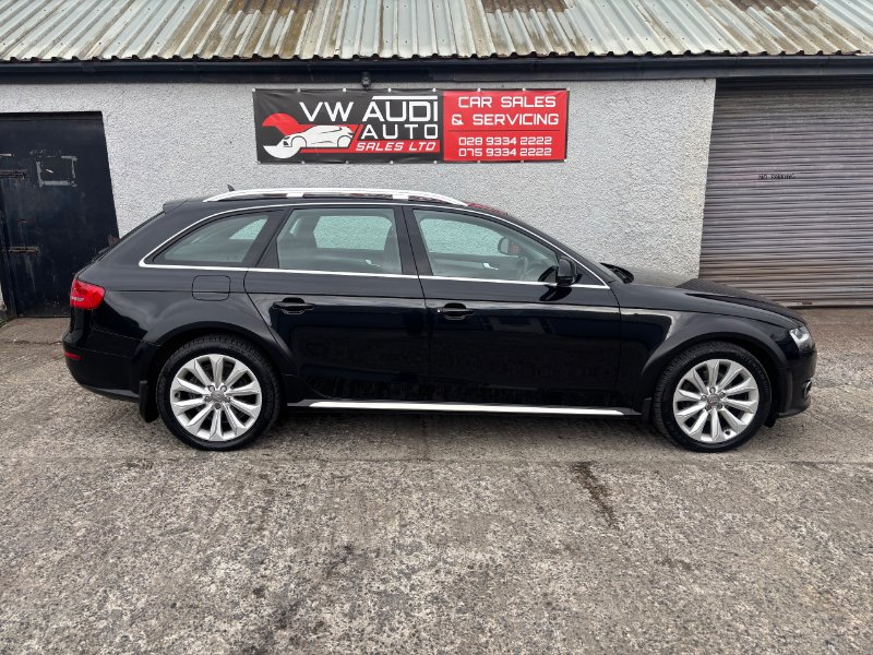 Black 2013 Audi A4 Allroad 2.0 TDI Estate 5dr Diesel Manual quattro Euro 5 s/s 177 ps in VW Audi Auto Sales Ltd