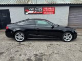 Black 2016 Audi A5 2.0 TDI S line Coupe 2dr Diesel Manual Euro 6 s/s 190 ps in VW Audi Auto Sales Ltd