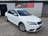 White SEAT Toledo 1.6 TDI Ecomotive CR SE Hatchback 5dr Diesel Manual Euro 5 s/s Nav 105 ps