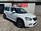 White Skoda Yeti 2.0 TDI Black Edition SUV 5dr Diesel Manual 4WD Euro 5 140 ps
