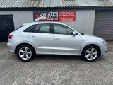 Silver 2014 Audi Q3 2.0 TDI S line SUV 5dr Diesel Manual quattro Euro 5 s/s 140 ps in Ballyclare
