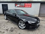 Black Audi A5 2.0 TDI S line Coupe 2dr Diesel Manual Euro 6 s/s 190 ps