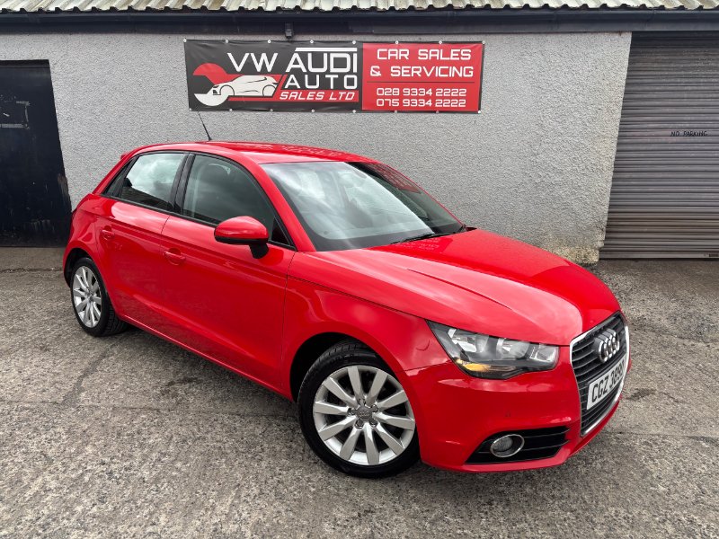 Red Audi A1 1.2 TFSI Sport Sportback 5dr Petrol Manual Euro 5 s/s 86 ps