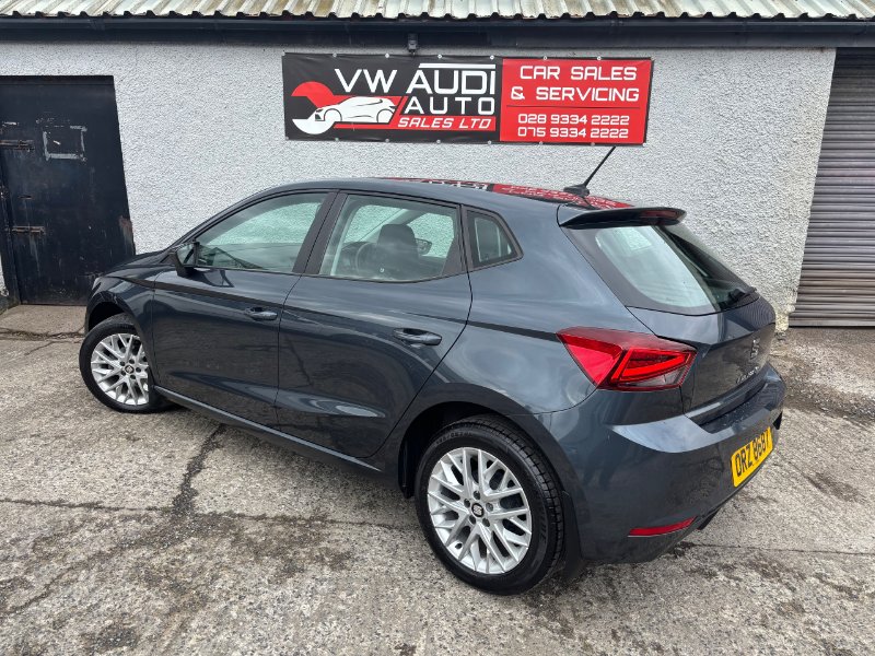 Grey 2019 SEAT Ibiza 1.0 MPI SE Technology Hatchback 5dr Petrol Manual Euro 6 s/s GPF 80 ps in VW Audi Auto Sales Ltd