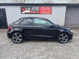 Black 2015 Audi A1 1.0 TFSI Sport Hatchback 3dr Petrol Manual Euro 6 s/s 95 ps in Ballyclare