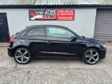 Black 2015 Audi A1 1.0 TFSI Sport Hatchback 3dr Petrol Manual Euro 6 s/s 95 ps in Ballyclare