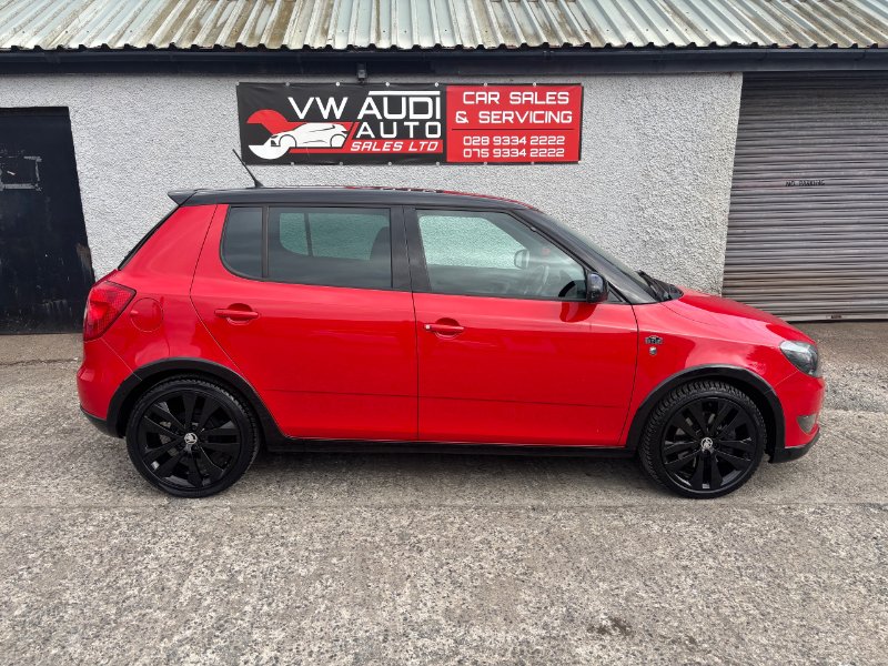 Red 2014 Skoda Fabia 1.6 TDI Monte Carlo Hatchback 5dr Diesel Manual Euro 5 105 ps in VW Audi Auto Sales Ltd